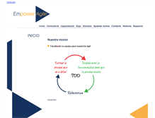 Tablet Screenshot of empoweragile.com